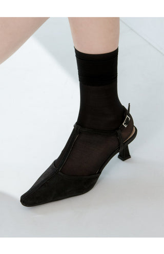 Rialto T-Strap Mid-Heel Sandals 5cm