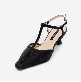 Rialto T-Strap Mid-Heel Sandals 5cm