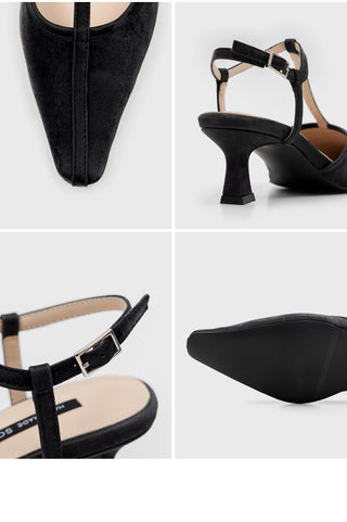 Rialto T-Strap Mid-Heel Sandals 5cm
