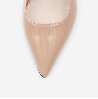Medis Patent Mid-heel Slingback 5cm