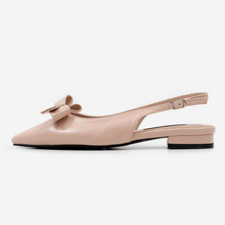 Jelit Ribbon Slingback Flat Shoes 2cm