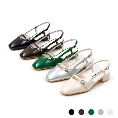 Kentique Belt Low Heel Slingback 3cm