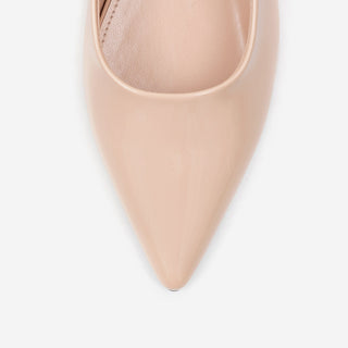 Bekaz Patent Slingback Flat Shoes 2cm