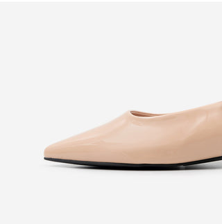 Bekaz Patent Slingback Flat Shoes 2cm