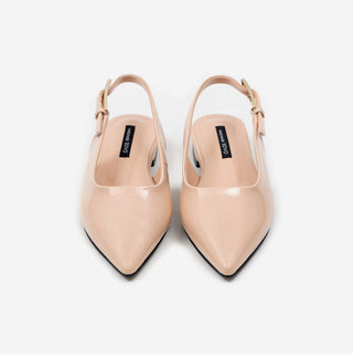 Bekaz Patent Slingback Flat Shoes 2cm