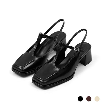Viera Square Slingback Sandals 5cm