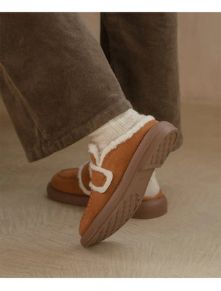 All Winter Long STEADY Sinus Fur-lined Loafers Mules Slippers 3cm