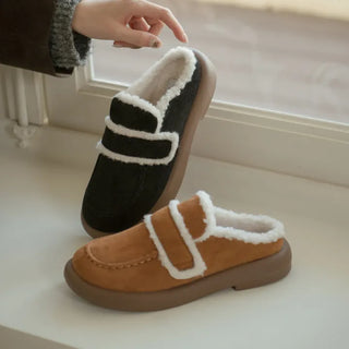 All Winter Long STEADY Sinus Fur-lined Loafers Mules Slippers 3cm