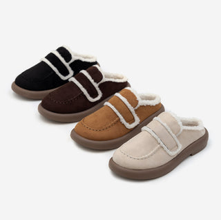 All Winter Long STEADY Sinus Fur-lined Loafers Mules Slippers 3cm