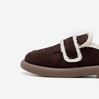 All Winter Long STEADY Sinus Fur-lined Loafers Mules Slippers 3cm