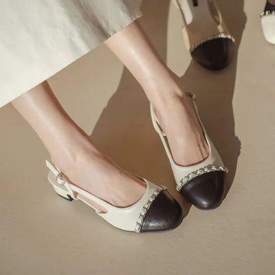 Robery Chain Slingback 4cm
