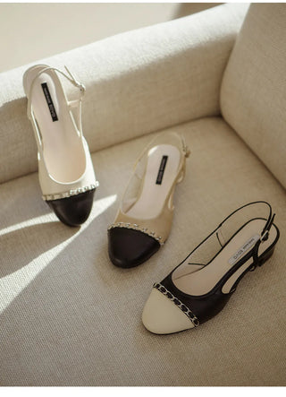 Robery Chain Slingback 4cm