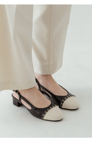 Robery Chain Slingback 4cm