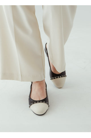 Robery Chain Slingback 4cm