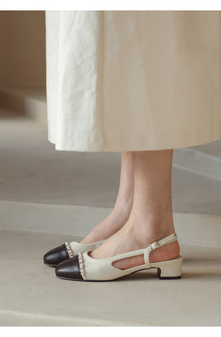 Robery Chain Slingback 4cm