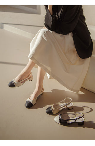 Robery Chain Slingback 4cm