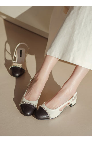 Robery Chain Slingback 4cm