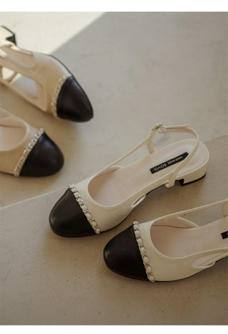 Robery Chain Slingback 4cm
