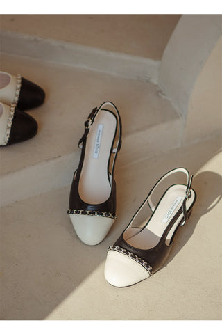 Robery Chain Slingback 4cm