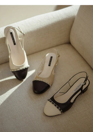 Robery Chain Slingback 4cm