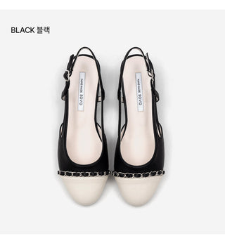 Robery Chain Slingback 4cm