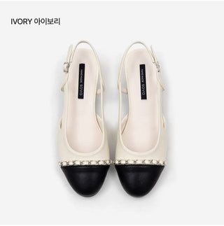 Robery Chain Slingback 4cm