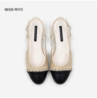 Robery Chain Slingback 4cm