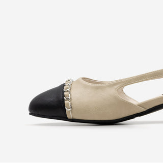 Robery Chain Slingback 4cm