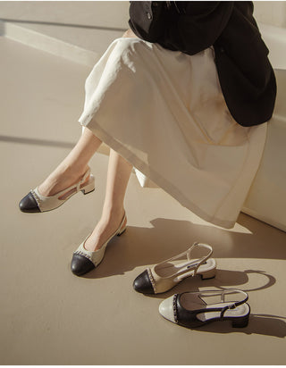 Robery Chain Slingback 4cm