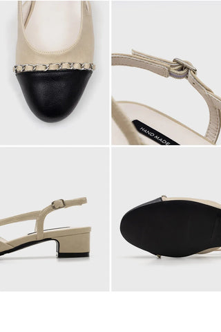 Robery Chain Slingback 4cm