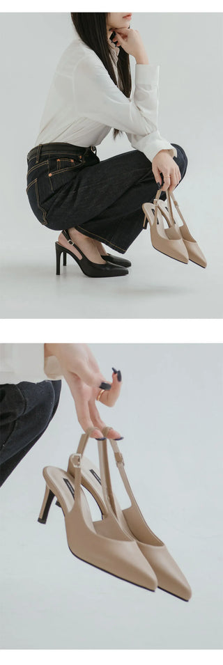 Marilly Stiletto Slingback Heel 1 3 5 7 9cm