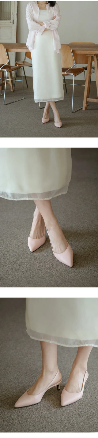 Marilly Stiletto Slingback Heel 1 3 5 7 9cm