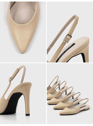 Marilly Stiletto Slingback Heel 1 3 5 7 9cm