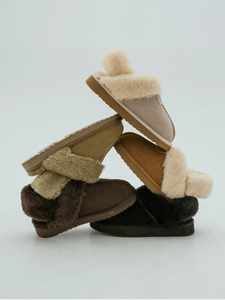 Corni Cowhide Fur-lined Slingback 3cm