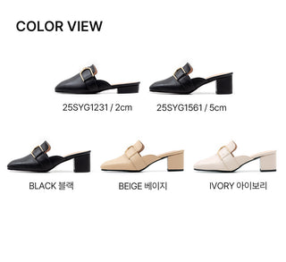 Verne Buckle Loafers 2cm 5cm