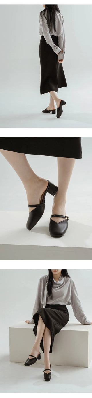 Casar Square Loafers 2cm 5cm