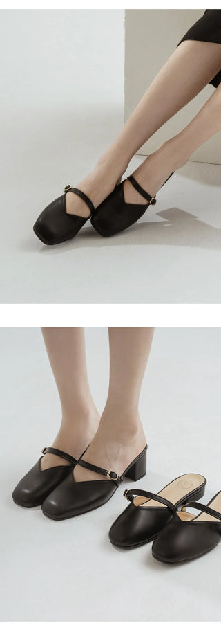 Casar Square Loafers 2cm 5cm