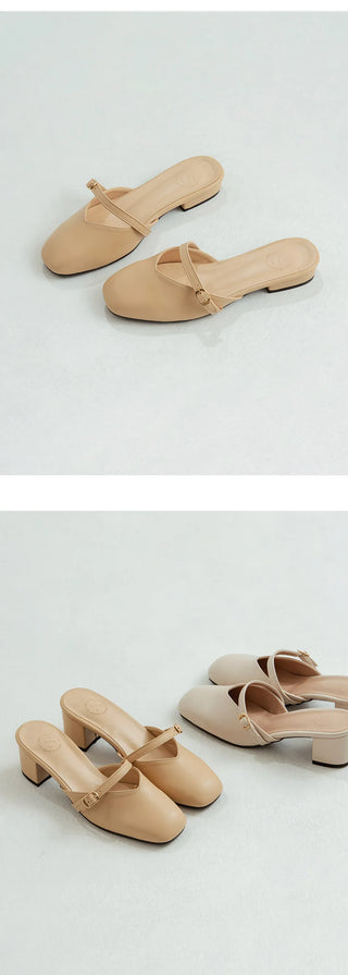 Casar Square Loafers 2cm 5cm