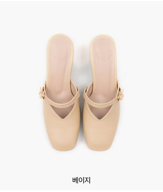 Casar Square Loafers 2cm 5cm