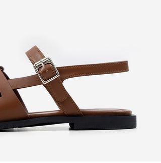 Marie Ethnic Flat Sandals 1cm
