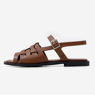 Marie Ethnic Flat Sandals 1cm