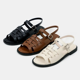 Marie Ethnic Flat Sandals 1cm