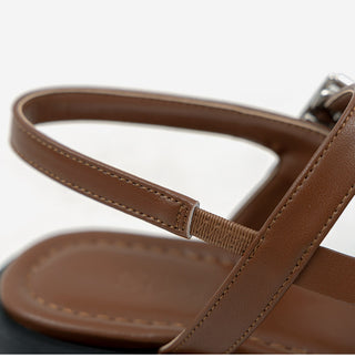 Marie Ethnic Flat Sandals 1cm