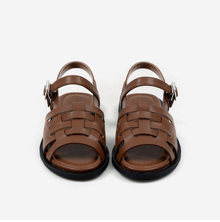 Marie Ethnic Flat Sandals 1cm