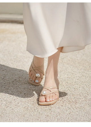 IEN Strap Slipper Mules 3cm