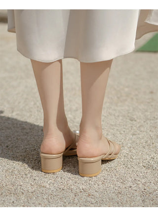 IEN Strap Slipper Mules 3cm