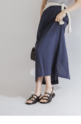 Leti 1cm Strap Flat Sandals