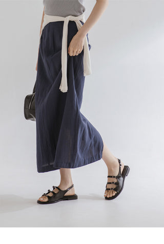 Leti 1cm Strap Flat Sandals