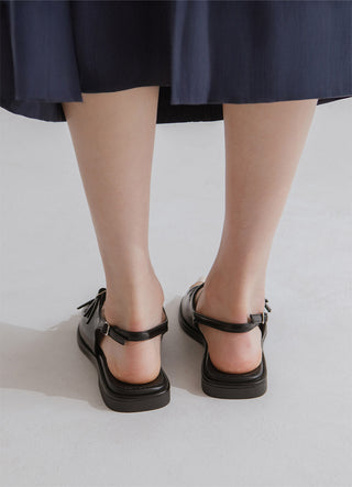 Leti 1cm Strap Flat Sandals