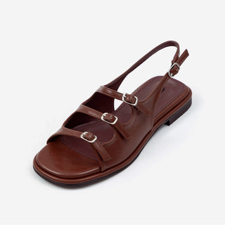 Leti 1cm Strap Flat Sandals